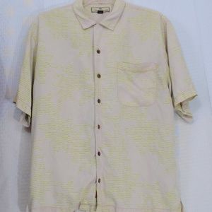 TOMMY BAHAMA Mens Hawaiian Shirt 100% Silk